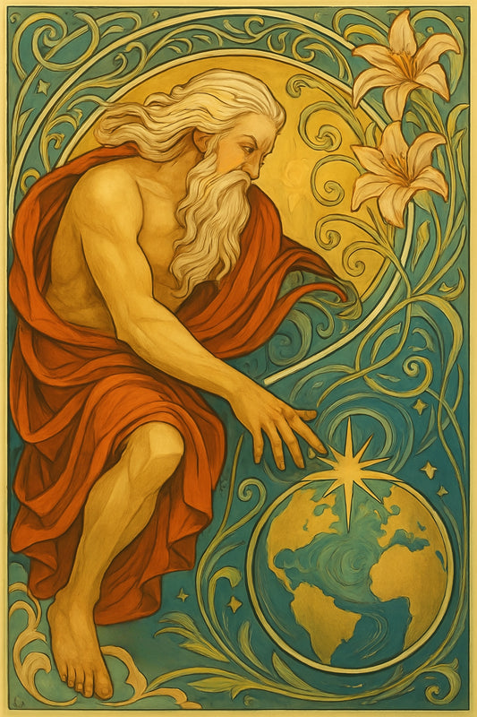 God Creates - Art Nouveau