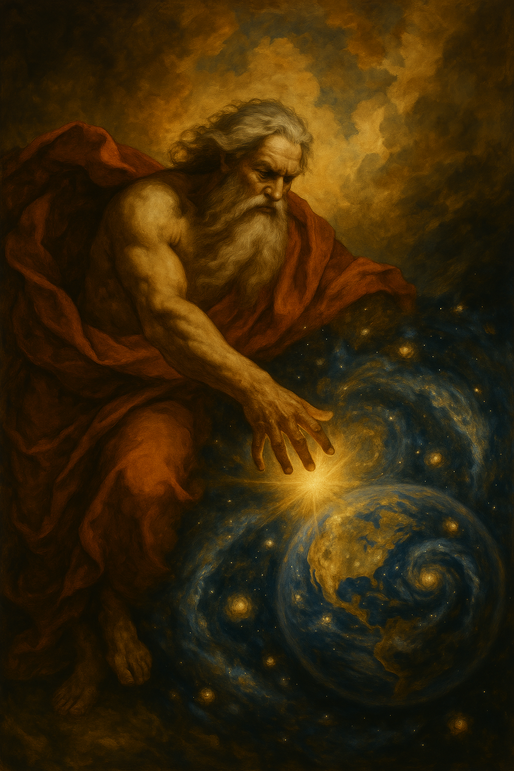 God Creates - Classical Realism - Scriptures Illustrated