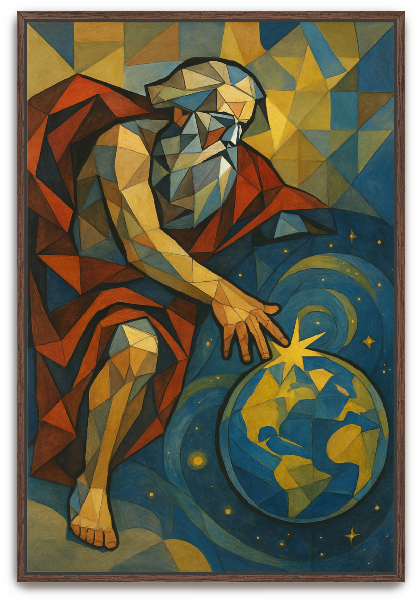 God Creates - Cubism - Scriptures Illustrated