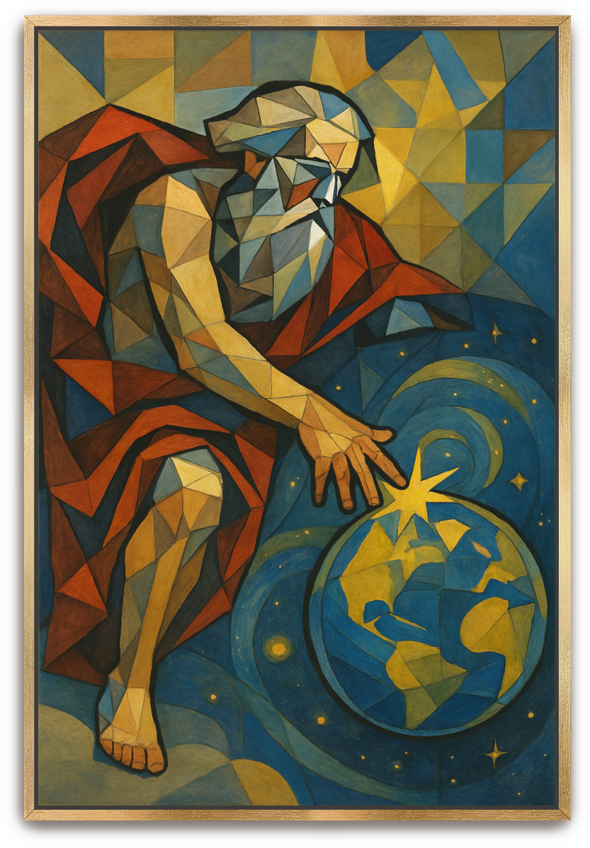 God Creates - Cubism - Scriptures Illustrated