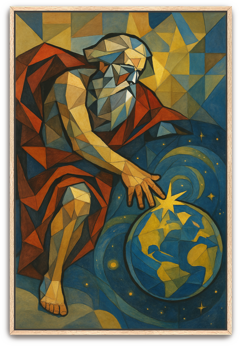 God Creates - Cubism - Scriptures Illustrated