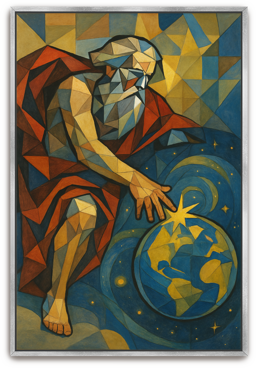 God Creates - Cubism - Scriptures Illustrated