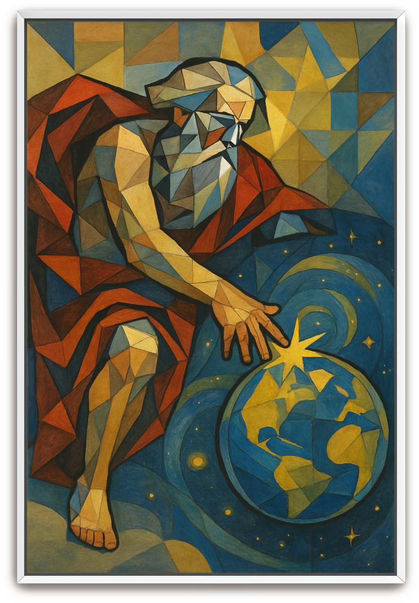 God Creates - Cubism - Scriptures Illustrated