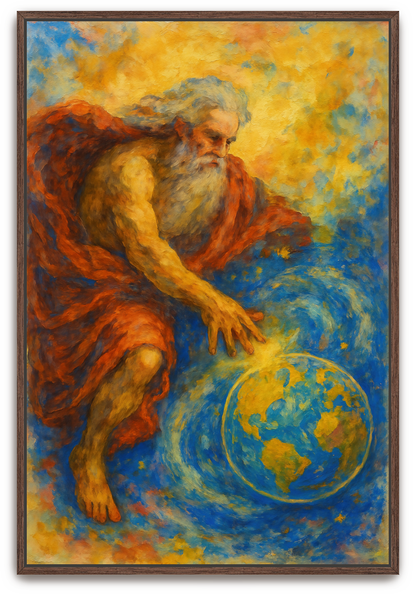 God Creates - Impressionism - Scriptures Illustrated