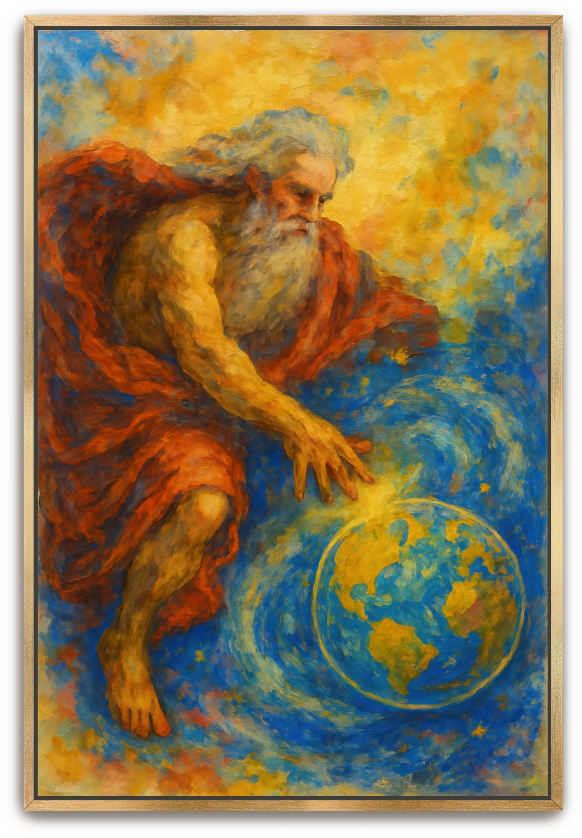 God Creates - Impressionism - Scriptures Illustrated