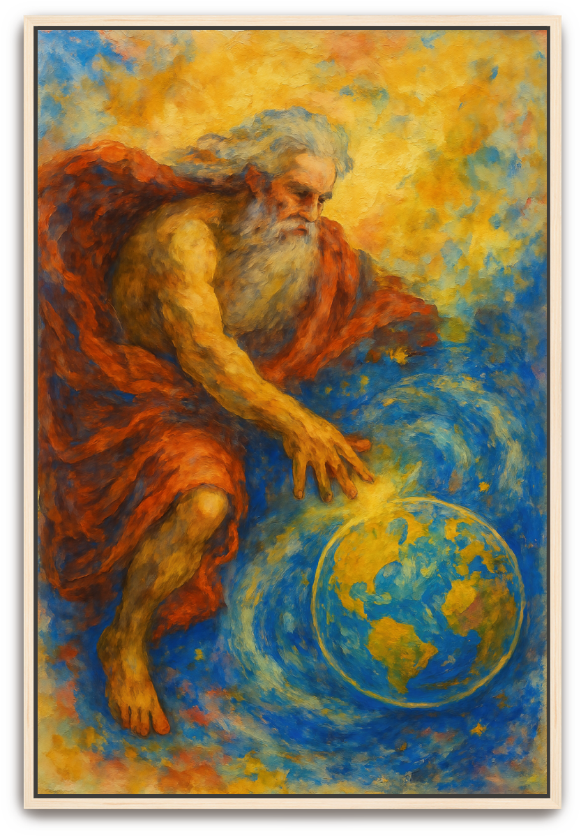 God Creates - Impressionism - Scriptures Illustrated