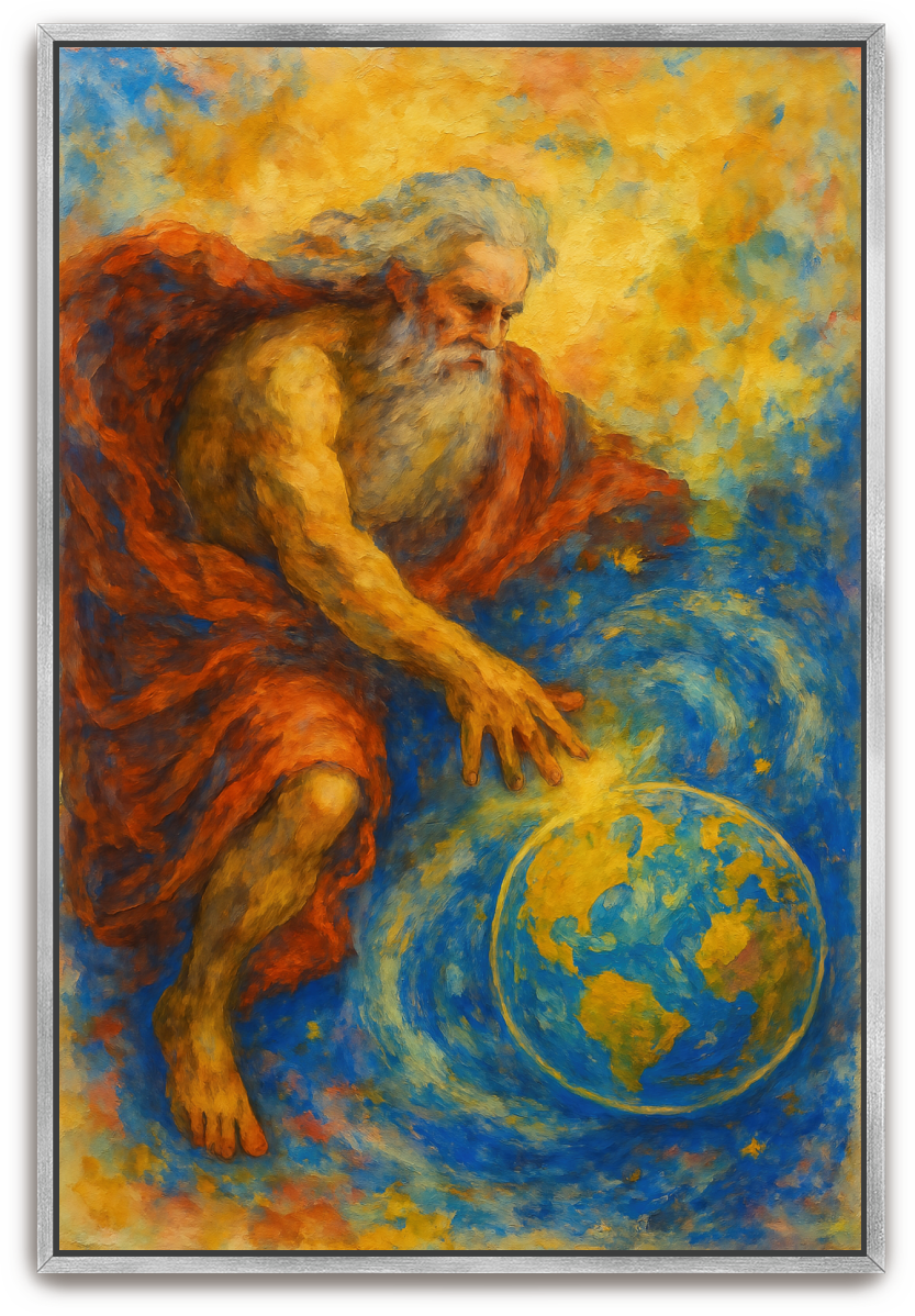 God Creates - Impressionism - Scriptures Illustrated