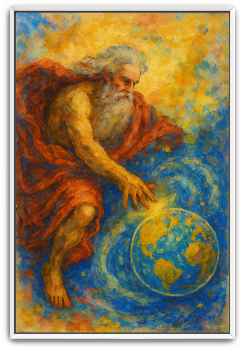 God Creates - Impressionism - Scriptures Illustrated