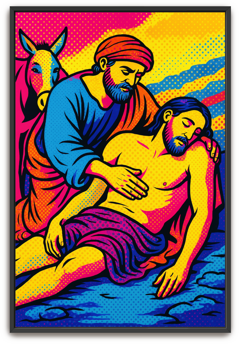 Good Samaritan - Pop Art - Scriptures Illustrated