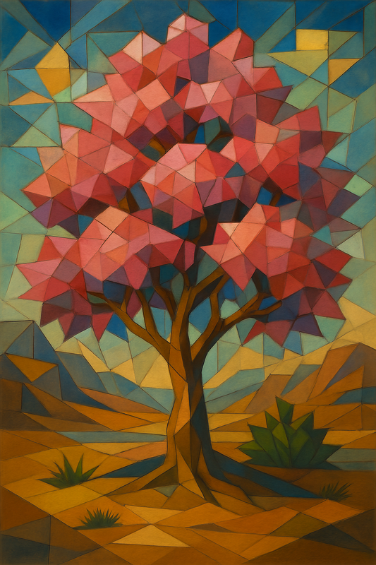 Hadassah Tree - Cubism
