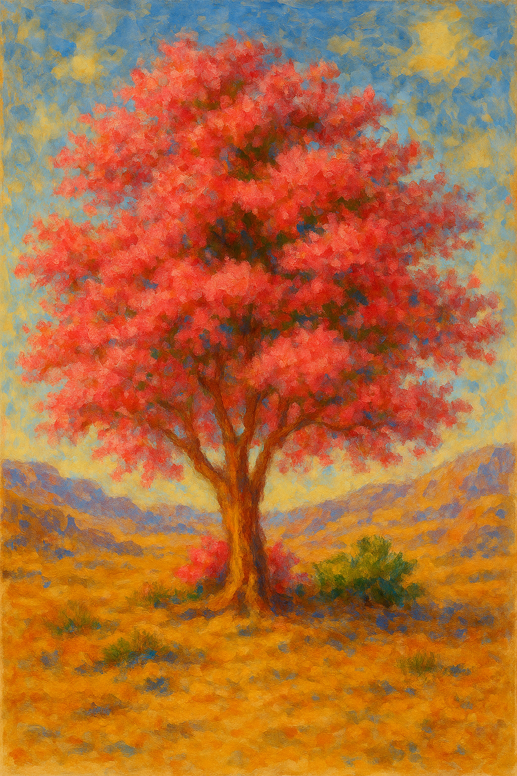 Hadassah Tree - Impressionism - Scriptures Illustrated