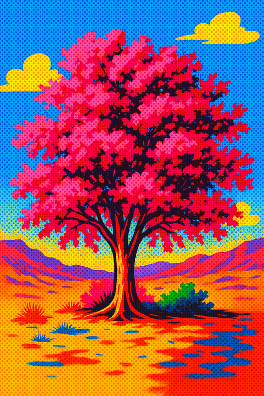 Hadassah Tree - Pop Art