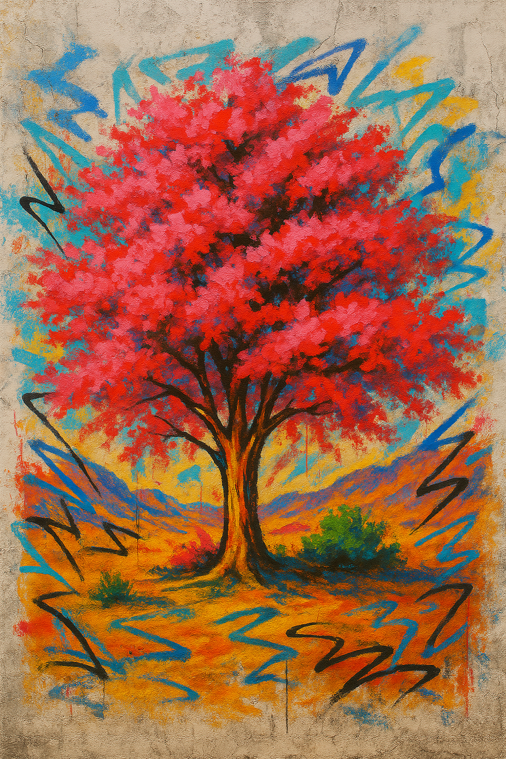 Hadassah Tree - Street Art - Scriptures Illustrated