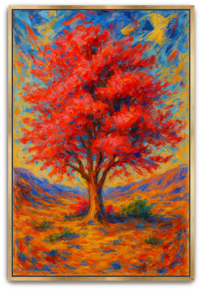 Hadassah Tree - Abstract Expressionism