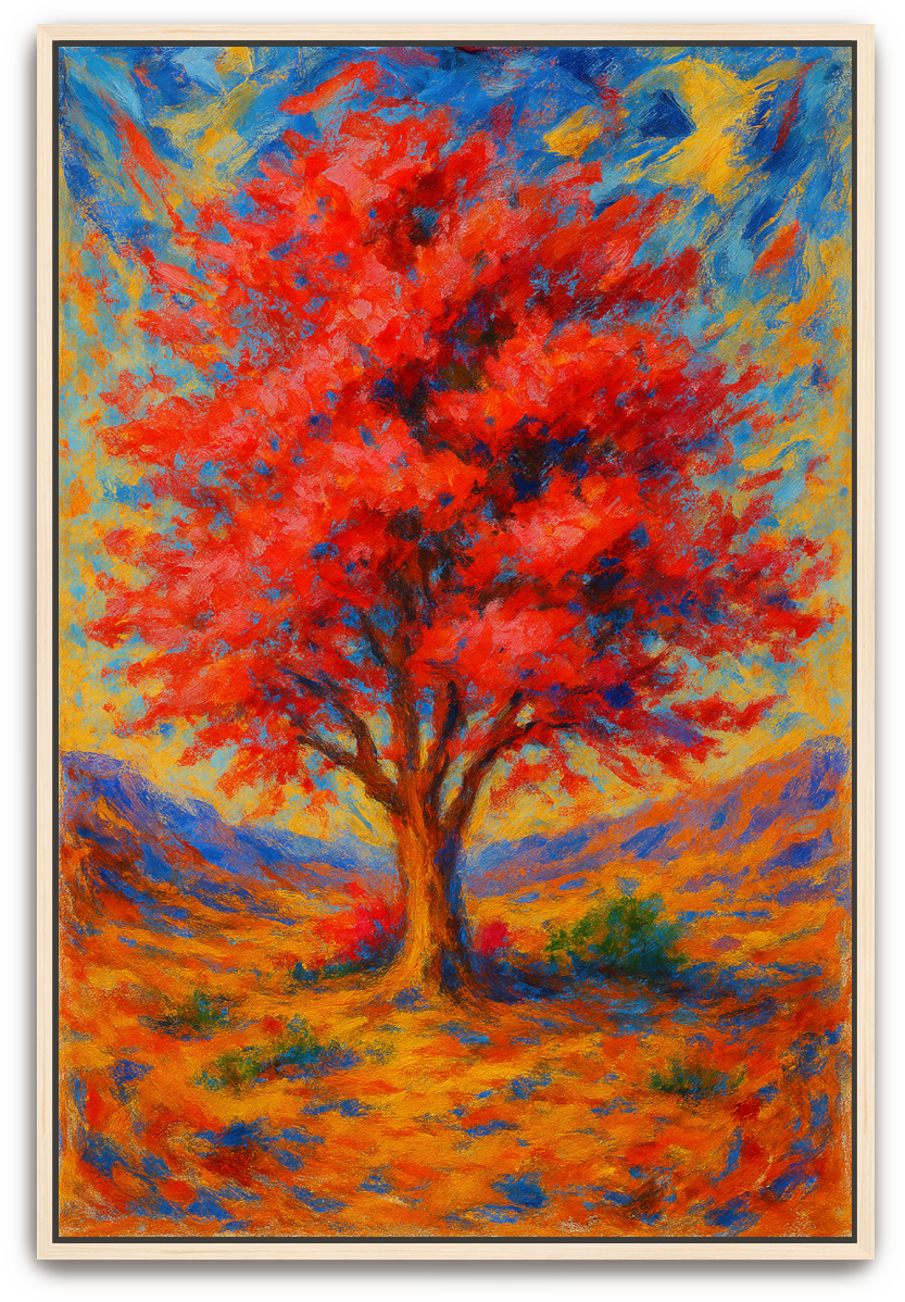 Hadassah Tree - Abstract Expressionism
