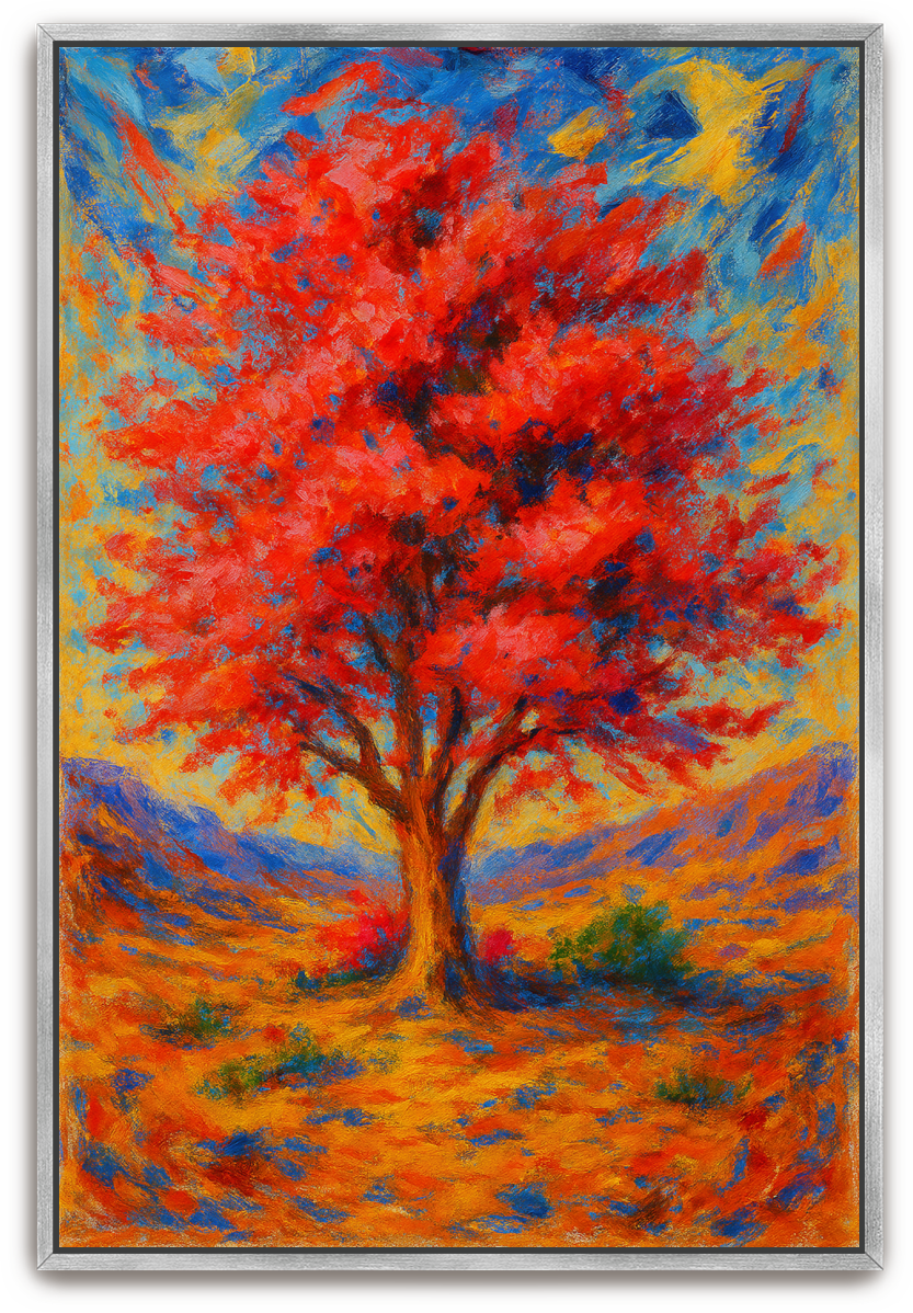 Hadassah Tree - Abstract Expressionism