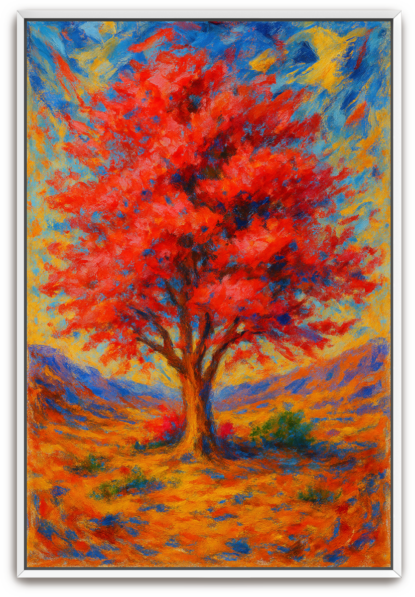 Hadassah Tree - Abstract Expressionism