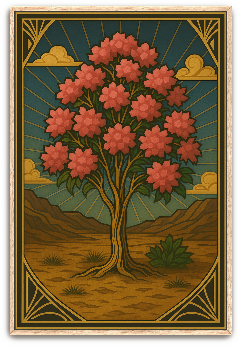 Hadassah Tree - Art Deco - Scriptures Illustrated