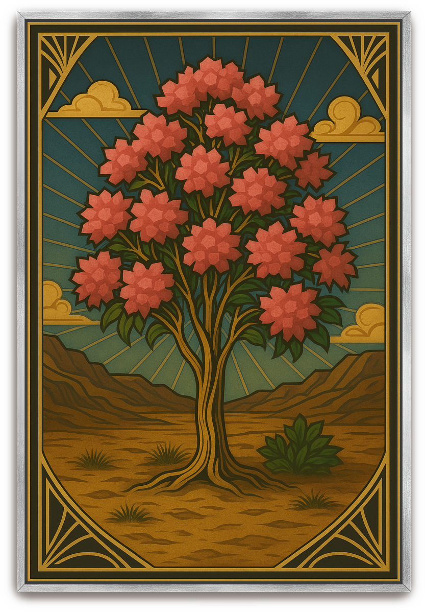 Hadassah Tree - Art Deco - Scriptures Illustrated