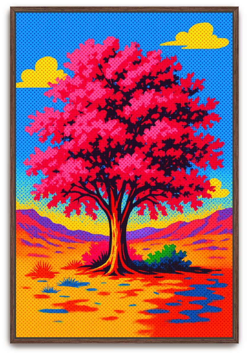 Hadassah Tree - Pop Art