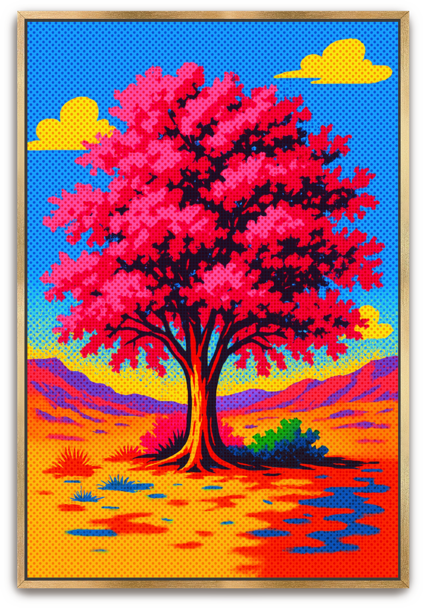 Hadassah Tree - Pop Art