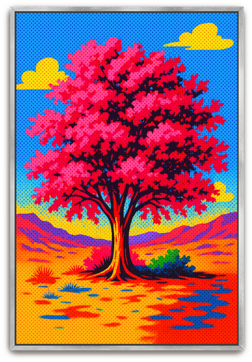 Hadassah Tree - Pop Art