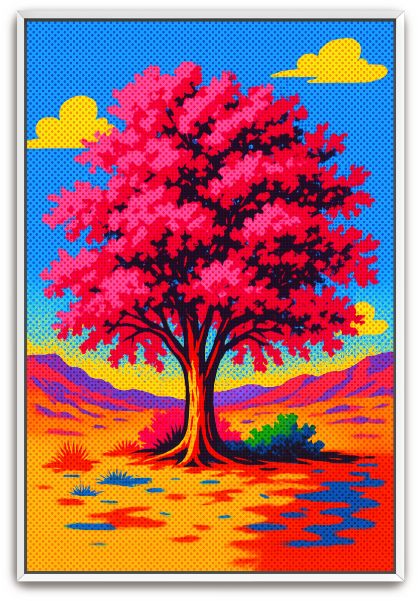 Hadassah Tree - Pop Art