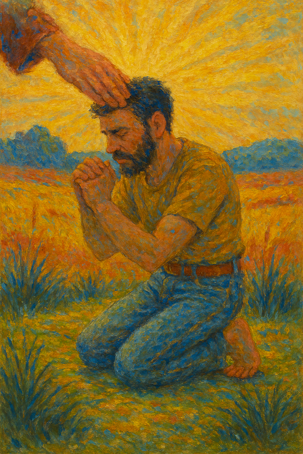 Humbled Prayer - Impressionism - Scriptures Illustrated