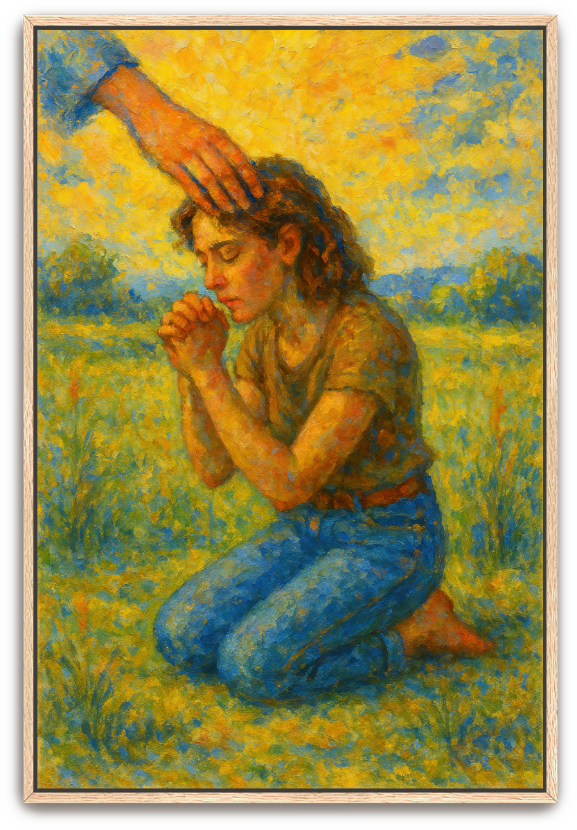 Humbled Prayer 2 - Impressionism - Scriptures Illustrated