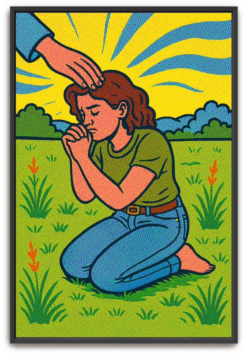 Humbled Prayer 2 - Pop Art - Scriptures Illustrated