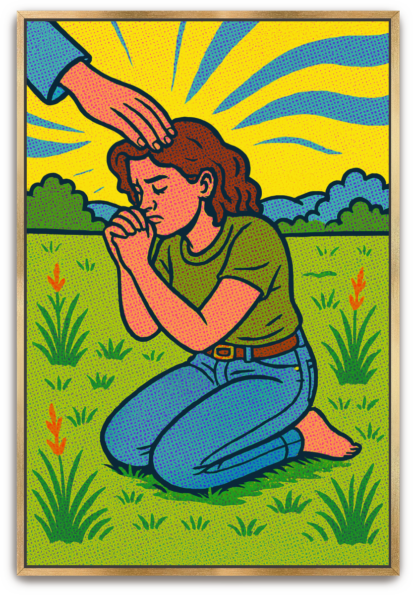 Humbled Prayer 2 - Pop Art - Scriptures Illustrated