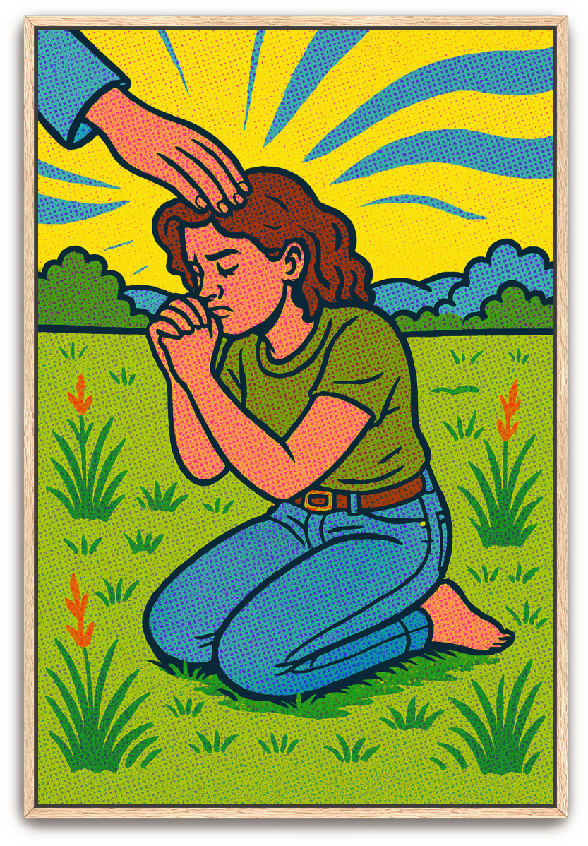 Humbled Prayer 2 - Pop Art - Scriptures Illustrated