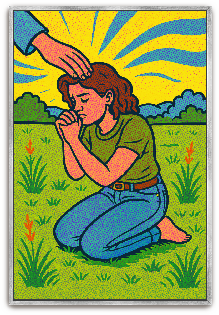 Humbled Prayer 2 - Pop Art - Scriptures Illustrated