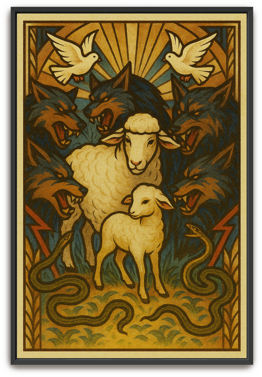 In the Midst - Art Deco - Scriptures Illustrated