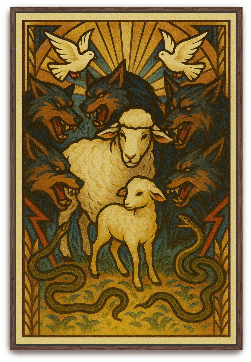 In the Midst - Art Deco - Scriptures Illustrated