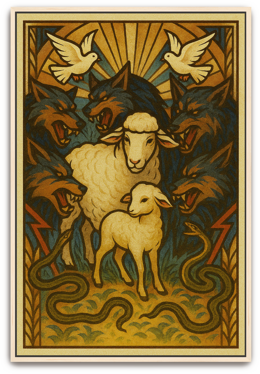 In the Midst - Art Deco - Scriptures Illustrated