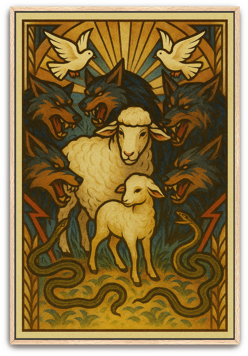 In the Midst - Art Deco - Scriptures Illustrated