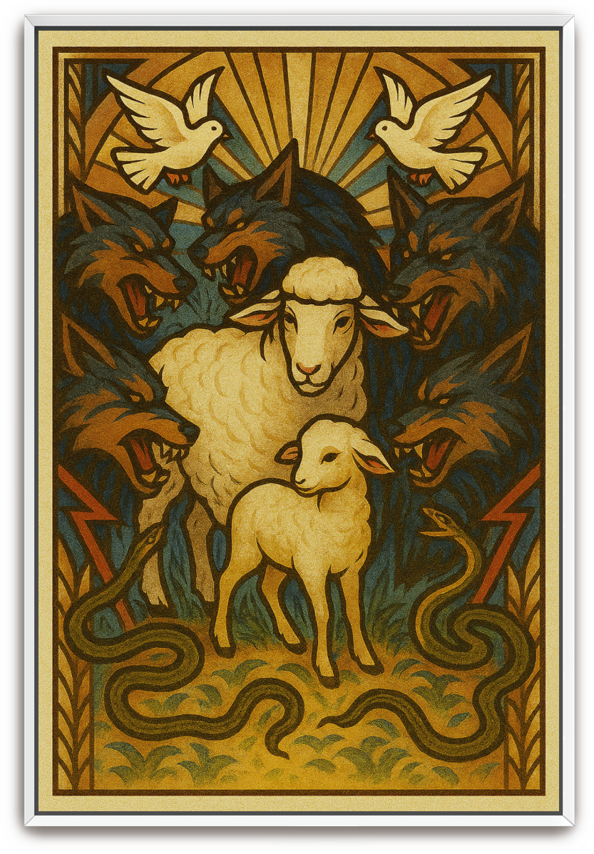 In the Midst - Art Deco - Scriptures Illustrated