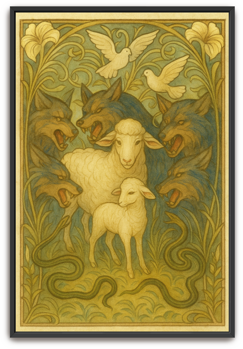 In the Midst - Art Nouveau - Scriptures Illustrated