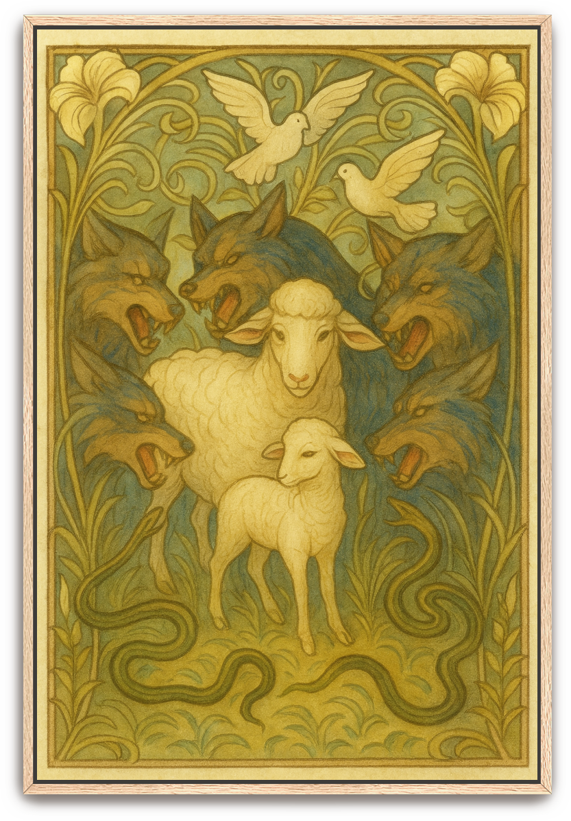 In the Midst - Art Nouveau - Scriptures Illustrated