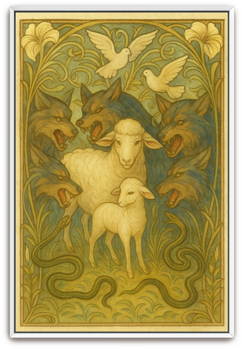 In the Midst - Art Nouveau - Scriptures Illustrated