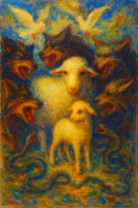 In the Midst - Abstract Expressionism - Scriptures Illustrated