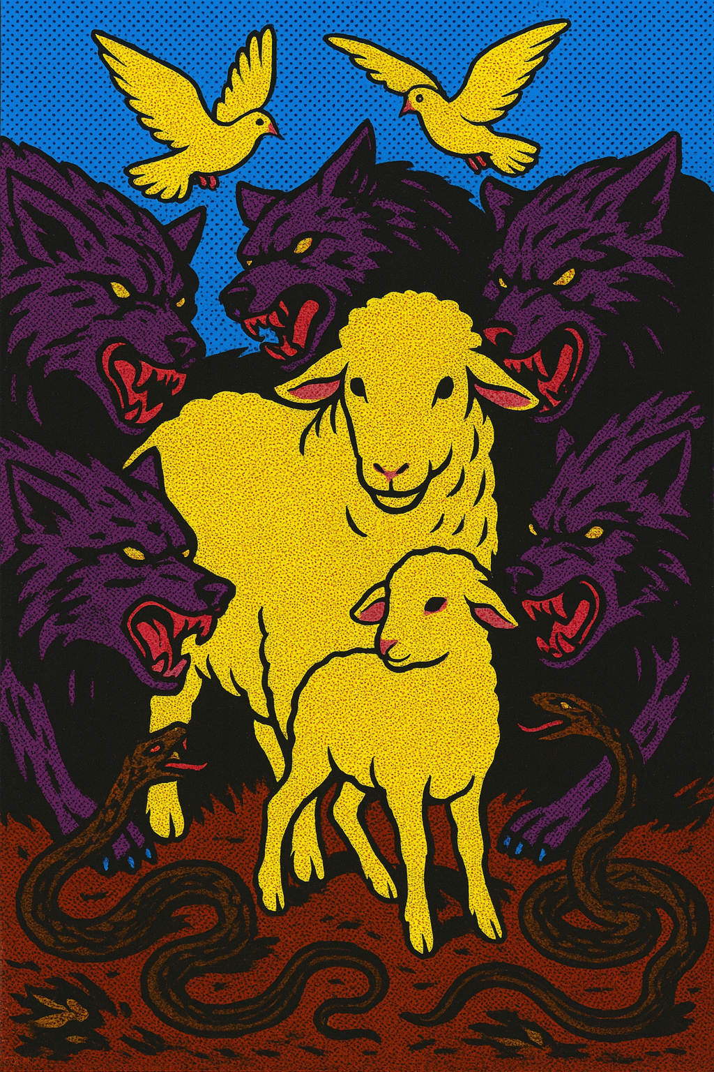 In the Midst - Pop Art - Scriptures Illustrated