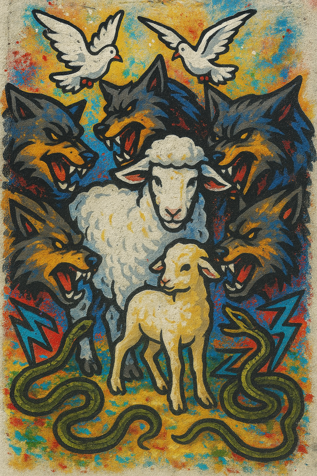 In the Midst - Street Art - Scriptures Illustrated