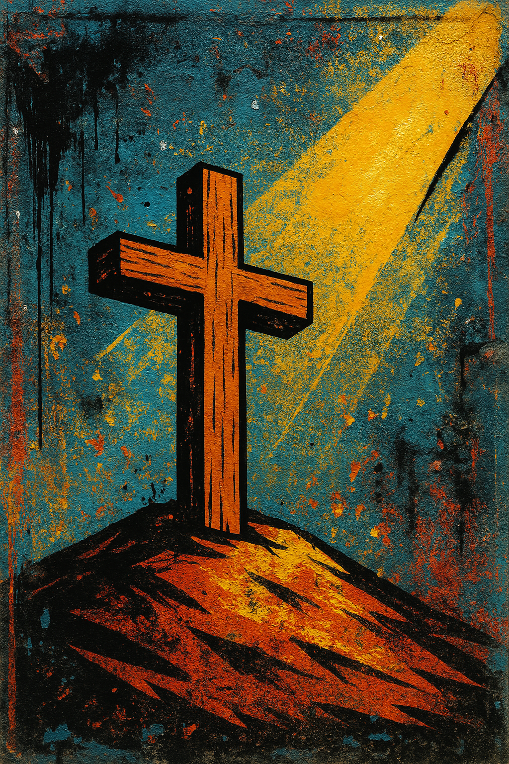 It Is Finished - Street Art - Scriptures Illustrated