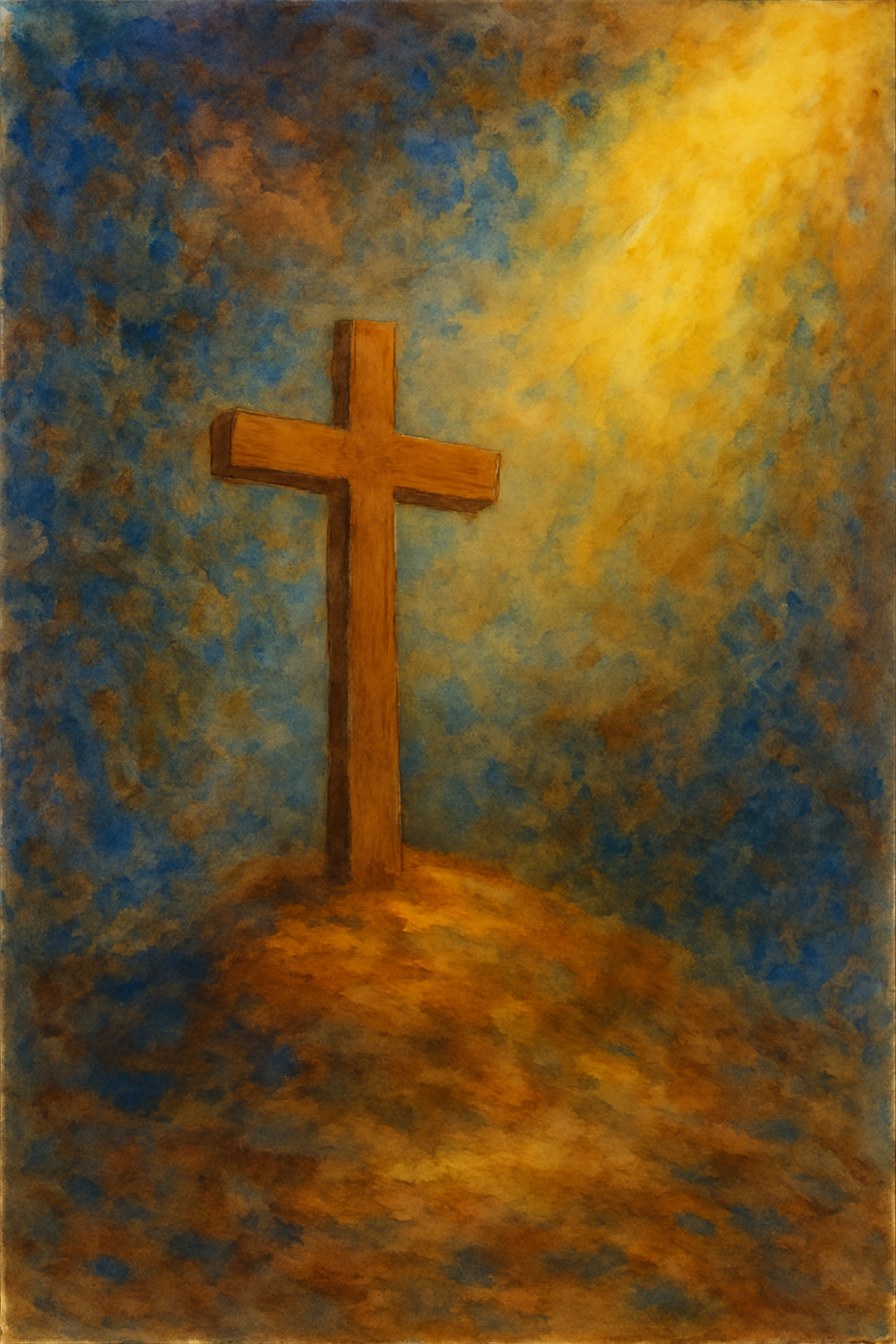 It Is Finished - Watercolor - Scriptures Illustrated