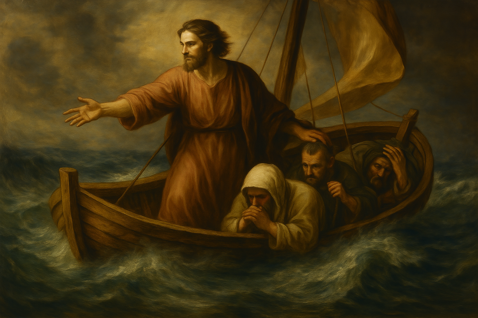 Jesus Calmed - Renaissance - Scriptures Illustrated