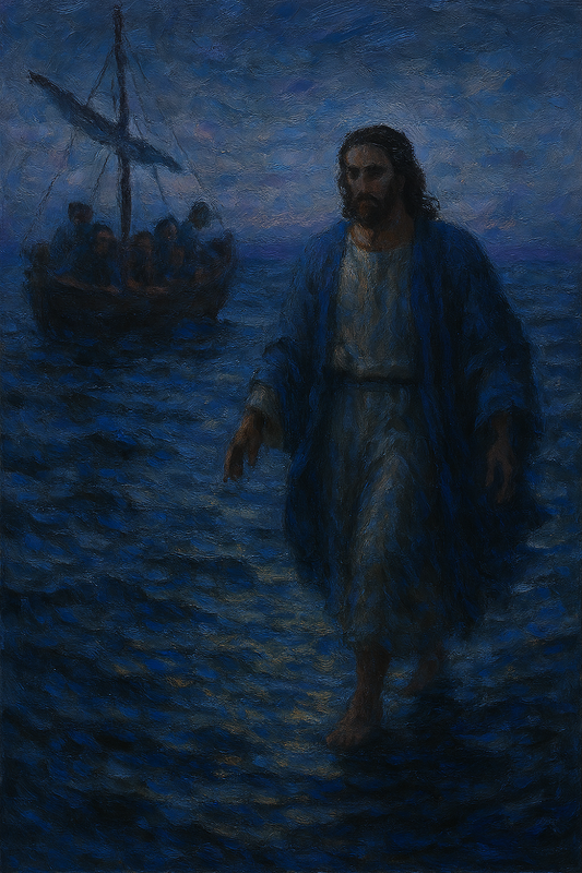 Jesus Walked - Abstract Expressionism