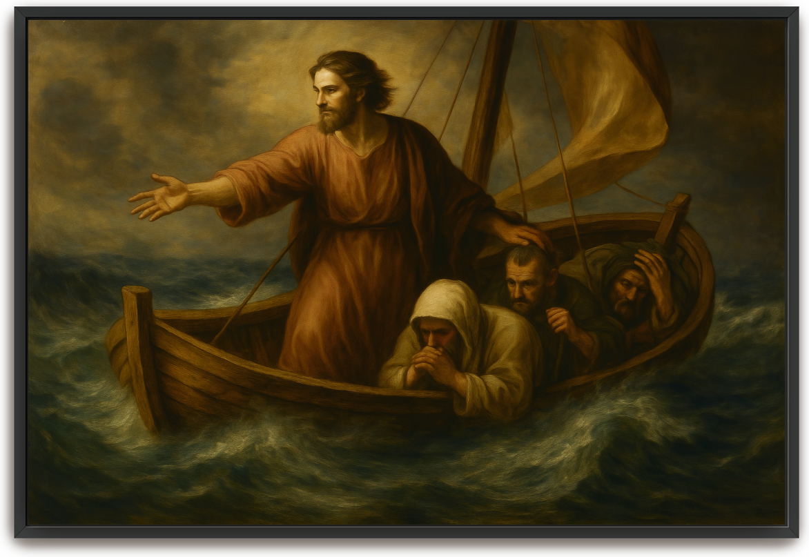 Jesus Calmed - Renaissance - Scriptures Illustrated