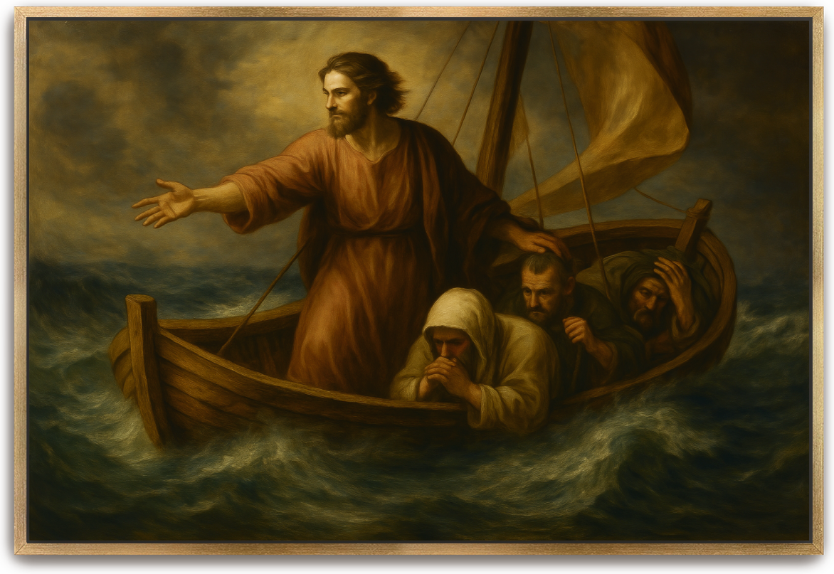 Jesus Calmed - Renaissance - Scriptures Illustrated